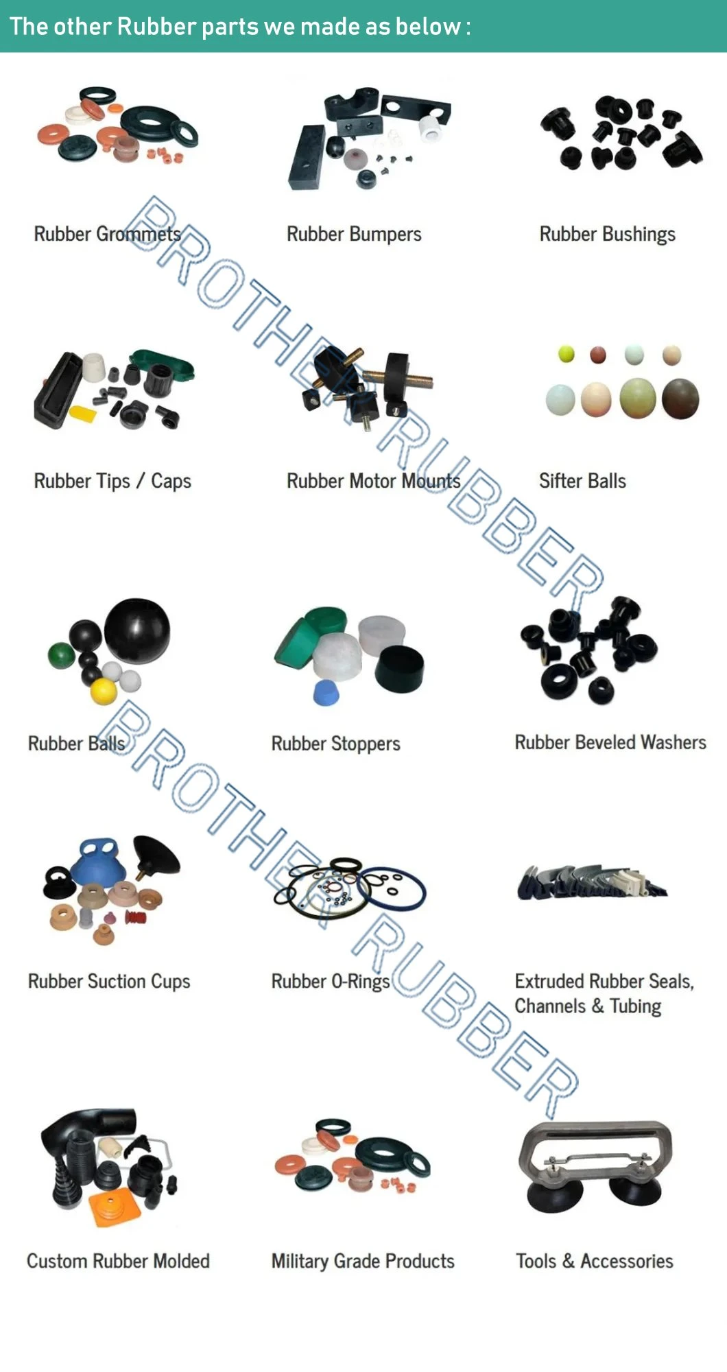 China Manufacturer OEM/ODM Durable Soft Rubber Anti Vibration Mounts