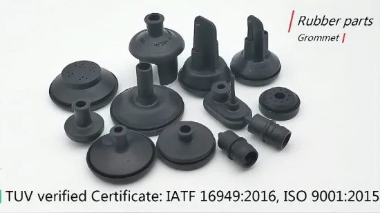 ISO9001 IATF 16949: 2016 Certificado EPDM com resistência ao envelhecimento Fio de borracha Silicone Cabo de fiação Grommet para automotivo e eletrônico