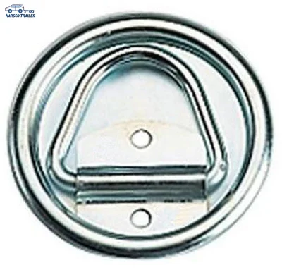 Anéis D de amarração de montagem embutida com ilhós de borracha anti-chocalho